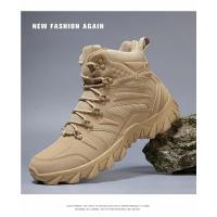 Botas De Entrenamiento De Combate Tácticas Mejoradas Para Hombre, Zapatos De Senderismo De Respuesta Rápida Antidesgaste Para Acampar Al Aire Libre, Zapatillas De Pesca Y Caza Para Hombre - details 21
