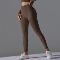 Hamidou-Pantalones deportivos de Yoga para mujer, mallas de cintura alta y caderas ajustadas, glúteos de melocotón, pantalones de Yoga desnudos de cintura alta - details 87