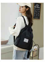 Bolso de mujer nueva moda mochila de cubo de agua Simple ligero con cordón de tela Oxford mochila de viaje bolso de escuela para estudiantes - details 17