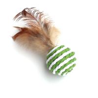 Bola Interactiva de Sisal para Gatos 4 Piezas de Colores para Entrenamiento y Captura de Mascotas - details 4