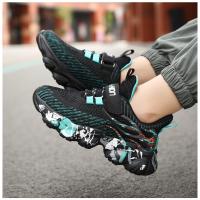 Zapatillas de deporte de marca para niños, zapatos deportivos ligeros para exteriores, zapatos de tenis antideslizantes, zapatos cómodos para correr, zapatos para estudiantes de escuela - details 17