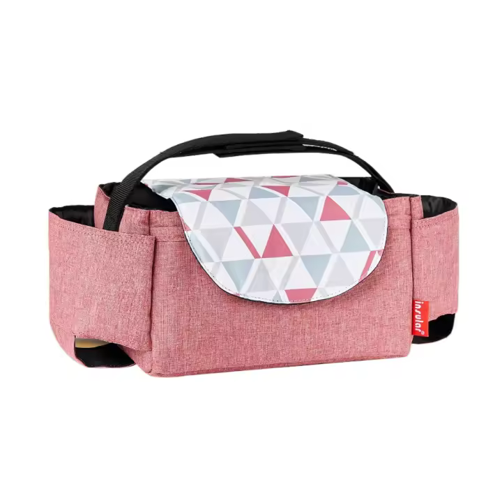 Bolsa organizadora multifuncional para cochecito, Bolsa de mamá de gran capacidad, Bolsa de almacenamiento para cochecito, portabotellas, Bolsa de pañales, Bolsa de almacenamiento para cochecito - 1