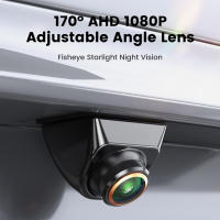 Cámara de visión trasera de marcha atrás para coche, lente ajustable de 1080 °, para SUV, RV, remolque, Camper, con pauta AHD 170 P - details 5