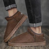 Botas de nieve para hombre, zapatos de algodón para exteriores, zapatilla de algodón con aislamiento de felpa, zapatos de ocio para parejas, botas de felpa para mujer, zapato masculino - details 19
