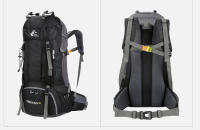 Mochila impermeable al aire libre para acampar, senderismo, trekking, viajes Molle, Nuevo para 2024, 60L - details 10