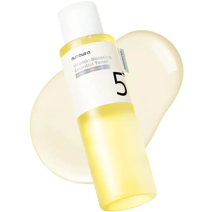 Numbuzin No.5 Vitamin Boosting Essential Toner El cuidado del primer paso mejora la hiperpigmentación y el tono desigual de la piel |   6,76 fl. oz. - 1