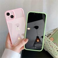 Funda de silicona transparente de Color bonito para iPhone 15 14 13 12 11 Pro Max Mini XR X Xs 7 8 6 6s Plus funda trasera Simple a prueba de golpes - details 1