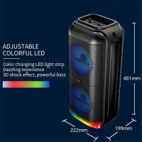 Altavoz Bluetooth de 1200W de Gran Tamaño Subwoofer de Doble Cuerno Portátil para Exteriores - details 0