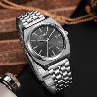 Reloj de cuarzo con calendario nuevo Nautilus simple con banda de acero para hombre - details 8