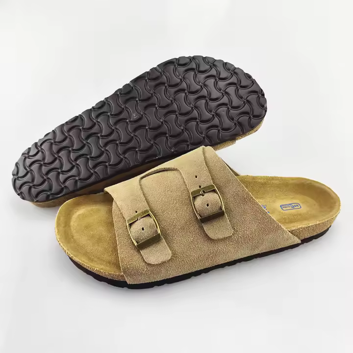 Zapatillas anti-piel, sandalias antideslizantes, zapatos de playa de verano para pareja, suela suave con velcro. - 1