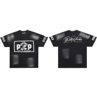 2025 Camisas casuales básicas de moda de verano, camisetas holgadas de algodón puro para hombres y nuevas camisas de manga corta para parejas con estampados de logotipos en la parte delantera - details 10