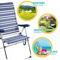 Conjunto 2 Sillas Pleg Alu 5pos 61x66x108cmc/asa-mykonos - details 6