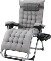 Sillón, sillón de exterior de 5 posiciones, chaise plegable con colchón, cuna plegable para acampar, sillones resistentes al aire libre - details 0