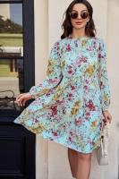 Vestido Floral Midi para Mujer Moda de Primavera Otoño 2025 Vestidos Largos para Mujeres Curvas - details 6