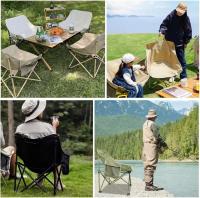 Sillas de luna para acampar al aire libre, silla plegable portátil ultraligera, pesca, jardín turístico, equipo de Picnic, pesca en la playa - details 3