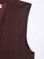 OUWU- Top Corto Sin Mangas Con Cuello Redondo Para Mujer, Ropa De Calle Retro, Traje Informal, Chaleco Y2K - details 8