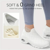 Zapatillas de moda para mujer Fly Weave One Foot Estribo Zapatos Casuales Transpirable Simple Air Cushion Zapatillas - details 1