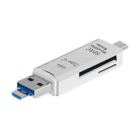 Lector de tarjetas2,0 OTG interfaz USB MicroUSB TypeC con ranura para tarjeta Micro SD TF SD lector de tarjetas de memoria Flash para teléfono Y210 - details 0