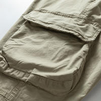 Pantalones Cargo para Hombres CHAIFENKO Comodidad Retro Casual para Otoño-Invierno - details 14