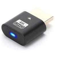 Enchufe simulado 4K con luz LED para tarjetas gráficas, accesorios para PC, adaptador de pantalla Vistual para portátil, Compatible con HDMI, 4 Uds. - details 1