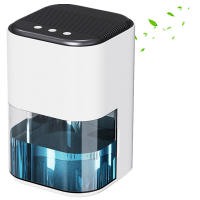 Deshumidificador de alta eficiencia con luz LED de colores, 2000 ml, apagado automático para el hogar, baño y cocina - details 13