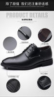 Mocasines casuales de cuero formales profesionales de negocios británicos Summer Hollow para hombre, sandalias bajas, zapatos de trabajo - details 0