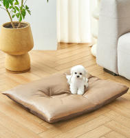 Cama de Mascotas Refrescante de Doble Superficie Alfombra de Verano Impermeable para Perros y Gatos con Pad de Salpicaduras de Cuero - details 12