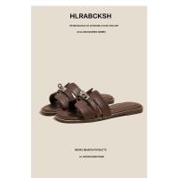 Sandalias Planas Casuales para Mujer Punta Abierta, Diseño Romano Tejido, Tacón Antipé, Moda de Verano/Primavera, Adecuado para Vestidos, Playa, Apartamento - details 7