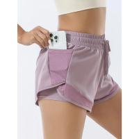 Pantalones cortos sueltos informales de secado rápido de talla grande para mujer, pantalones cortos antideslizantes para correr, fitness y yoga, pantalones cortos de yoga para mujer - details 5
