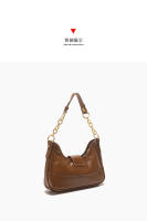 Nueva bolsa cuadrada pequeña de alta gama, portátil para viajeros versátiles de moda, con cadena para las axilas del hombro de las mujeres. - details 8