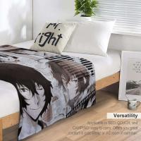 Manta estética Dazai, mantas decorativas suaves para sofá - details 5