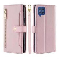 Funda protectora de cuero para cremallera magnética, cuerda colgante multifuncional a la moda, accesorios para teléfono Galaxy M62 F62 - details 11