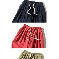 Pantalones de Verano para Hombre Finos, Informales, Versátiles 100% Algodón Puro hasta la Tobillera - details 11