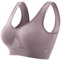 Sujetador deportivo de color sólido para mujer, top de fitness, gimnasio, yoga, entrenamiento atlético, suave, acolchado - details 34