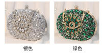 Nuevo bolso de noche con incrustaciones de diamantes de flor de aleación, bolso de mano para banquete de vestido de alta sociedad para mujer - details 3