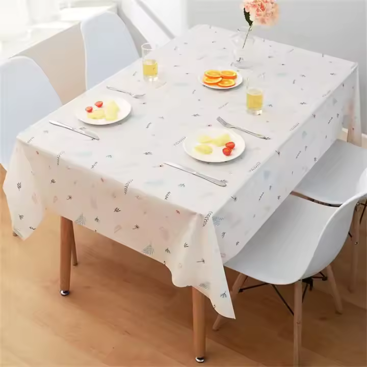Mantel de Mesa Nórdico de PVC Impermeable y Resistente al Aceite Desechable para Comedor y Escritorio - 1
