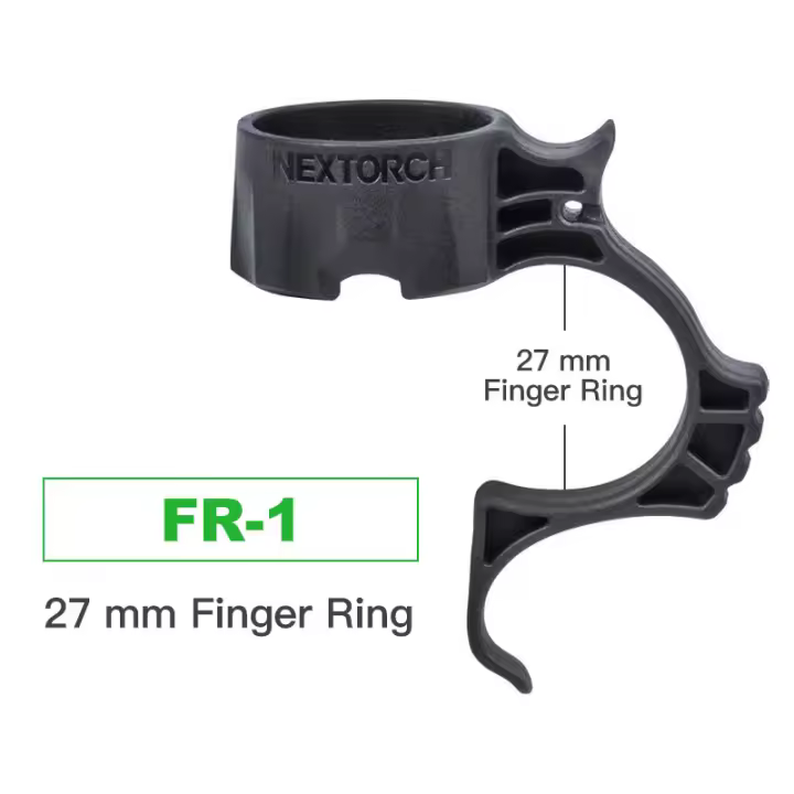 Anillo Táctico Nextorch FR-1 para Linterna Función de Corte Rápido Adecuado para Cuerpo de Linterna de 23.2mm-25.5mm Adecuado con TA20/TA30C/E51C Libre de Manos en Todo Momento Material de Acero y Nylon - 1