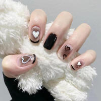 Prensa con patrón de corazón, arte de uñas pintado a mano, suministros de arte para mujeres y niñas - details 3