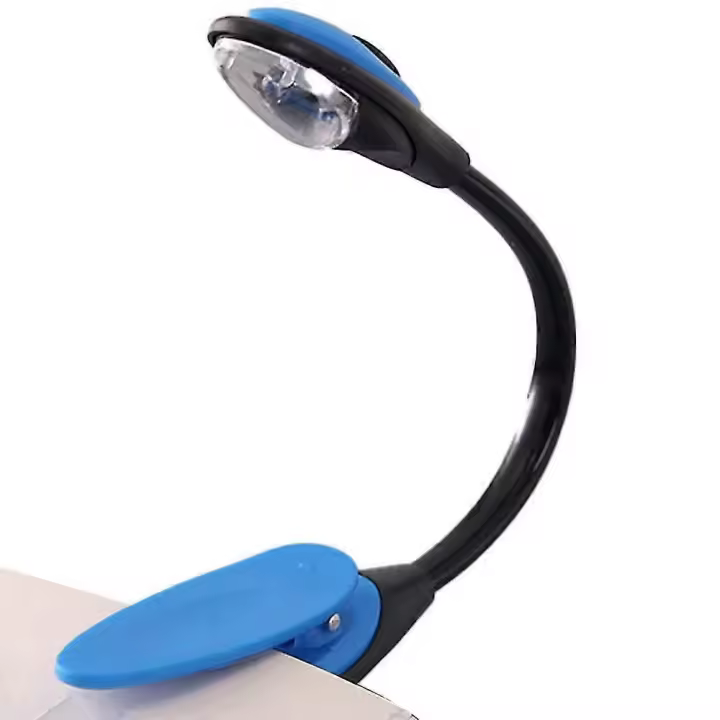 Luz de Libro LED Cargable por USB Luz de Lectura Cálida y Fria, Ligera y Portátil, Ideal para Regalo - 1