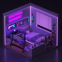 130 x 130 cm, Escritorio Gamer en Forma de L con Soporte de Monitor, Gancho para Auriculares, para Estudio, Oficina, Juegos, Dormitorio (Carbono Negro) - details 35
