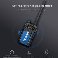Walkie-talkie 2 piezas, 5W, 128 canales, USB, VHF, UHF, Radio Ham - details 5