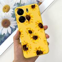 Funda trasera para Xiaomi Poco C65, cubierta suave de silicona líquida mate con estampado de dibujos animados de flores, protección a prueba de golpes - details 16