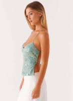 Camisola Sexy con lentejuelas bordadas para mujer, Top de verano, novedad de verano - details 30