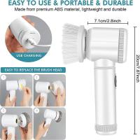 Cepillo limpieza hogar eléctrico multifuncional con 5 Cabezales de Cepillos ,para bañera de baño, Cocina, azulejo, Ventana, bañera, Plato, Fregadero - details 6