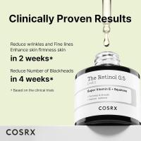 COSRX Retinol 0.5 Oil, suero antienvejecimiento con tratamiento facial con retinoide al 0,5%, reduce las arrugas, líneas finas, signos de envejecimiento, suave - details 4