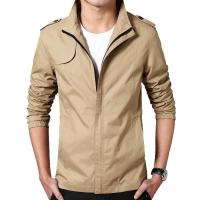 Chaquetas informales con cuello alto para hombre, abrigos de otoño - details 0