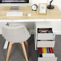 Armario Archivador Móvil con Ruedas, Metalico Mueble Oficina Archivador con Cerradura - details 5