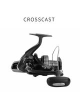 DAIWA-carrete de pesca giratorio croscast Original, relación de transmisión 4,1: 1, arrastre máximo 15kg, agua salada, fundido largo, 3 + 1BB - details 10
