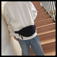 Bolso pequeño de pana para mujer, informal, grande, estilo Hip Hop, para deportes, Color sólido - details 5