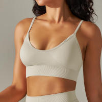 Sujetador deportivo para mujer, Top Sexy, ropa interior transpirable, Fiess Yoga Gym - details 23